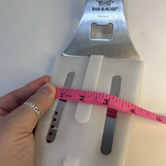 Pampered Chef Bar-B-Boss Turner Spatula BBQ Grilling Multi Tool 17" with Cover - Picture 9 of 9